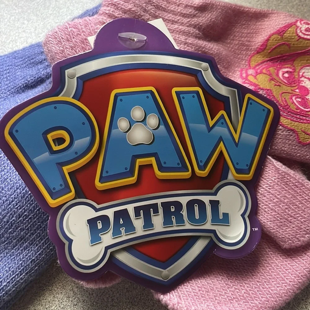 20 Paw Patrol Gloves Kids Winter Gear Snow Hand Warmers Poppy 2 Pack pink